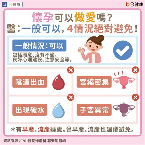 懷孕可以做愛嗎|懷孕可以做愛嗎？要注意什麼？醫：一般可以，4種情。